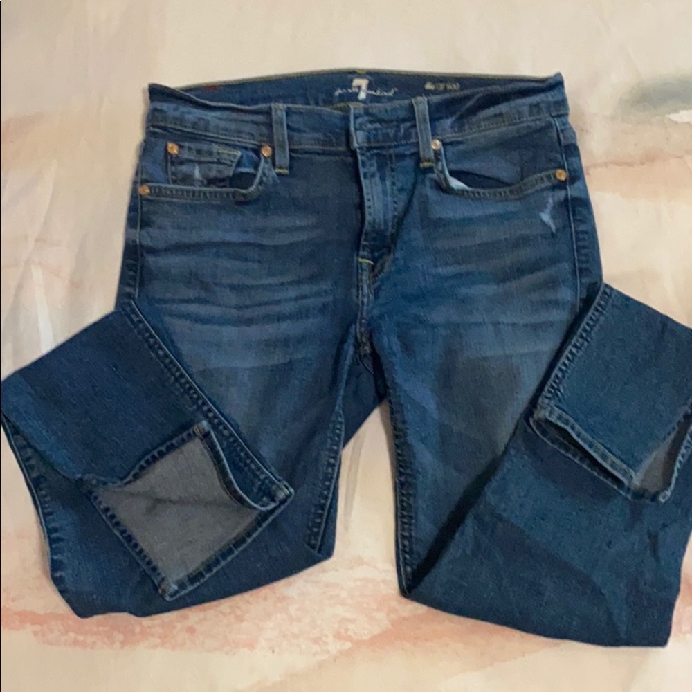 Seven for all mankind ankle skinny